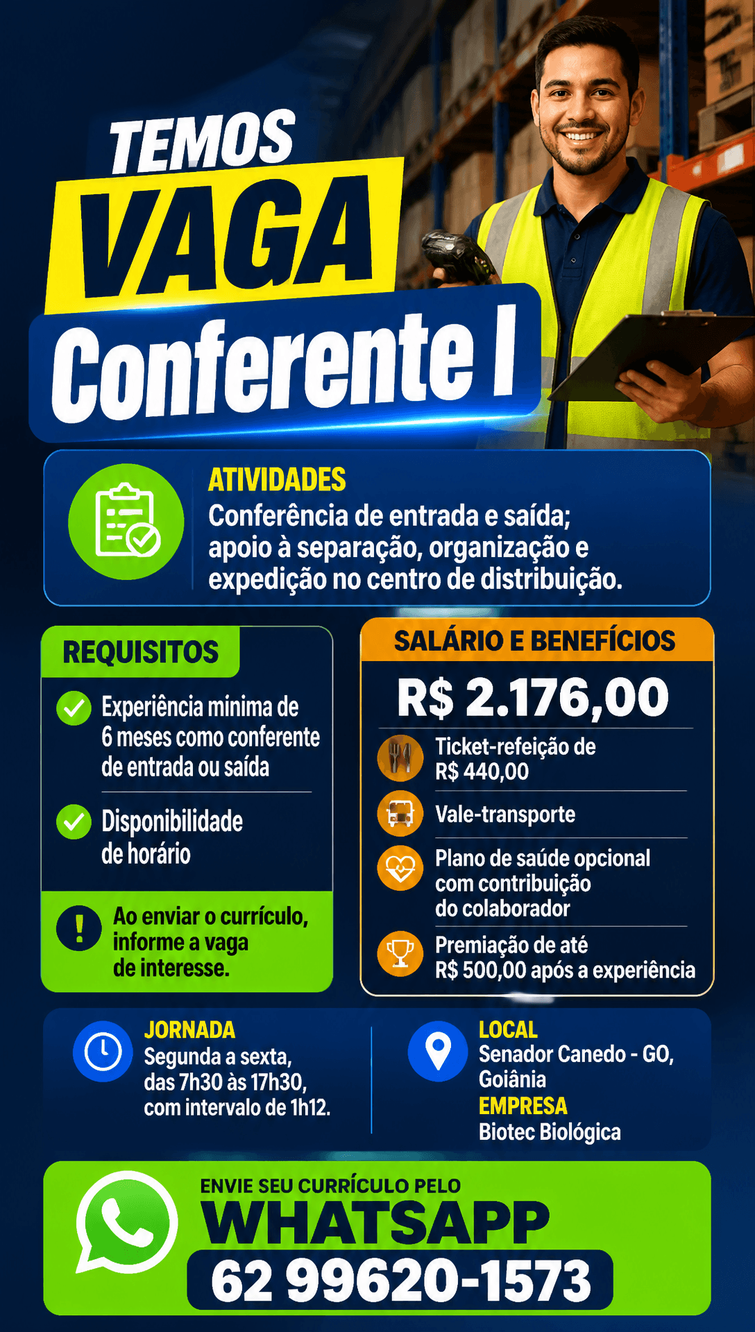 Arte da vaga de Conferente I